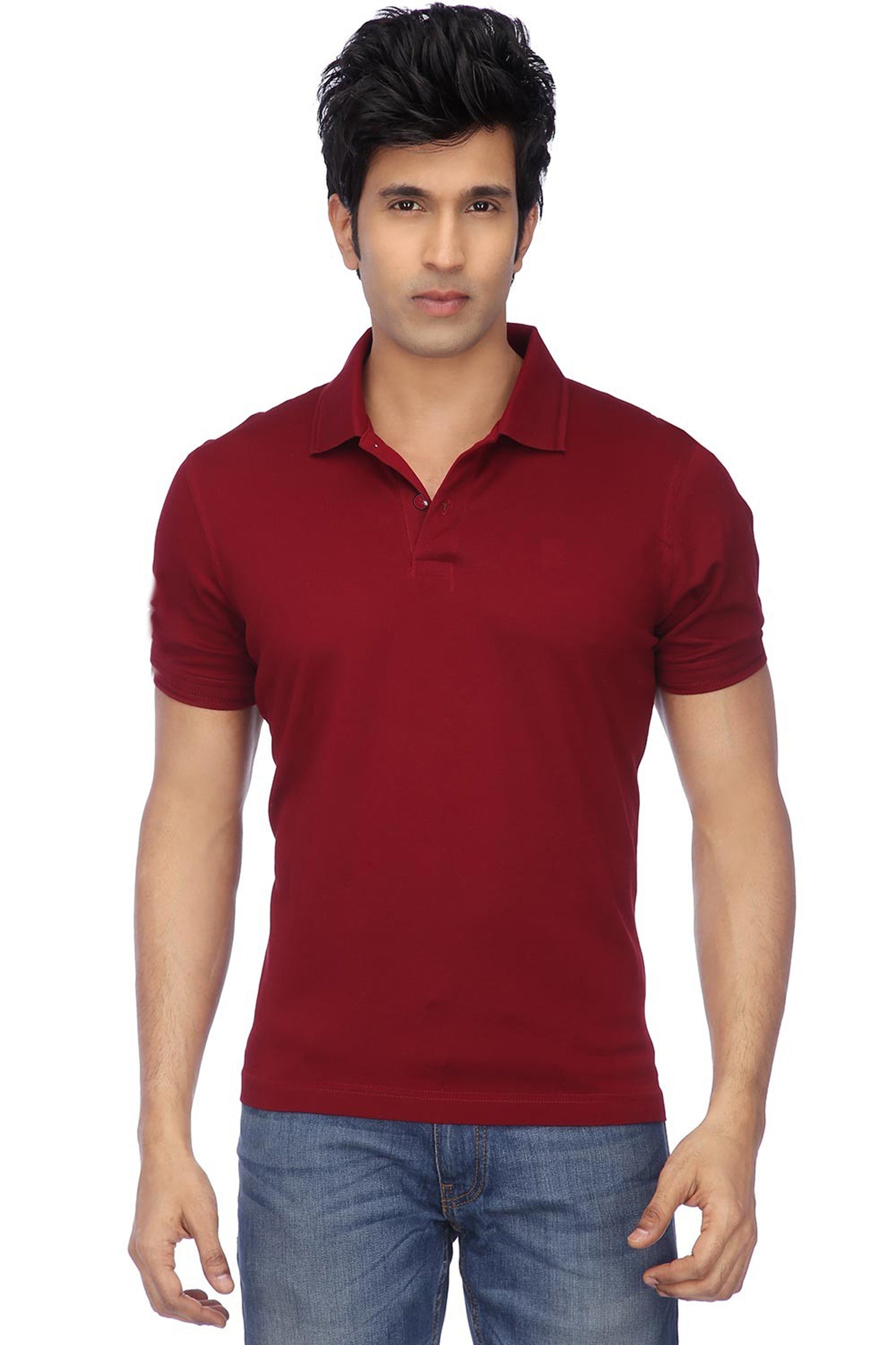Ketex Cotton Blend Half Sleeves Polo Tshirt (Pack of 2)