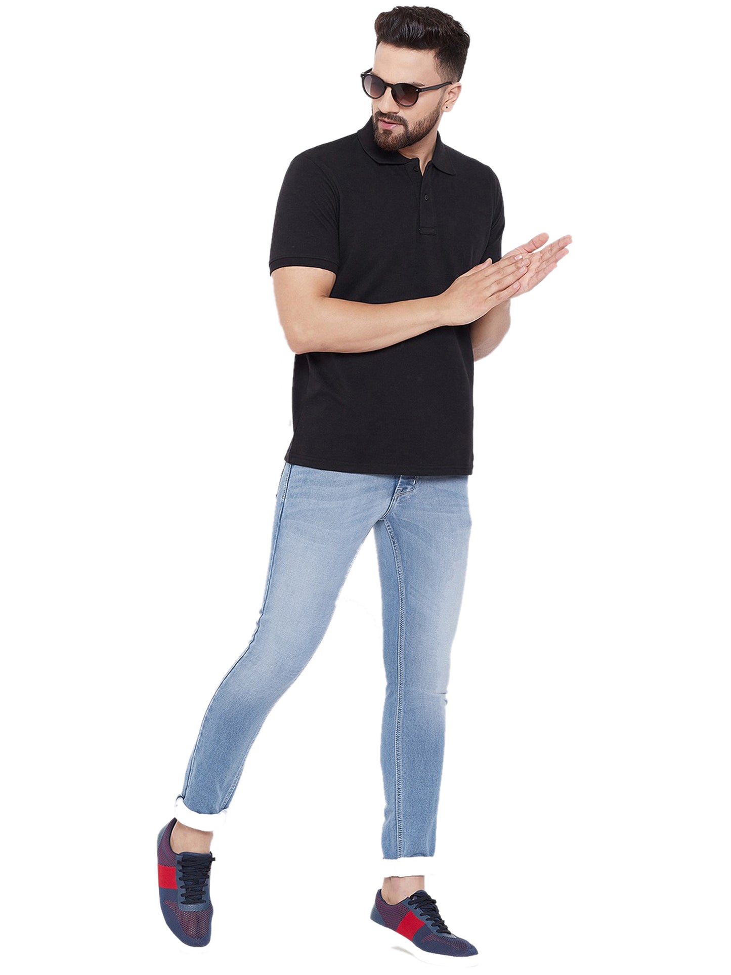 Ketex Cotton Blend Half Sleeves Polo Tshirt (Pack of 4)