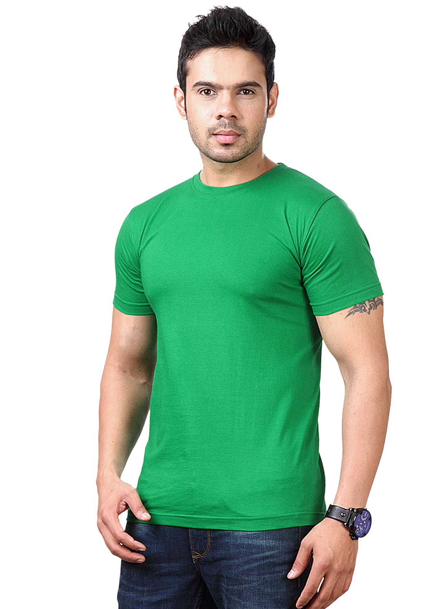 Ketex Round Neck Men's Polyester Blend Dri Fit T-Shirts (Pack of 2)