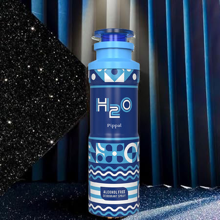 H2O Alcohol Free DeoDorant Spray 200ml Omaar 9ml Pure Perfume (Pack of 2)