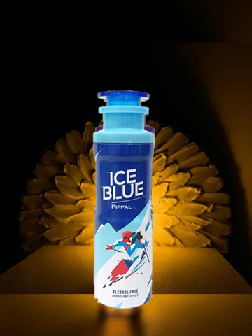 Ice Blue Alcohool Free DeoDorant Spray 200ml kareem 9ml Pure Perfume (Pack of 2)