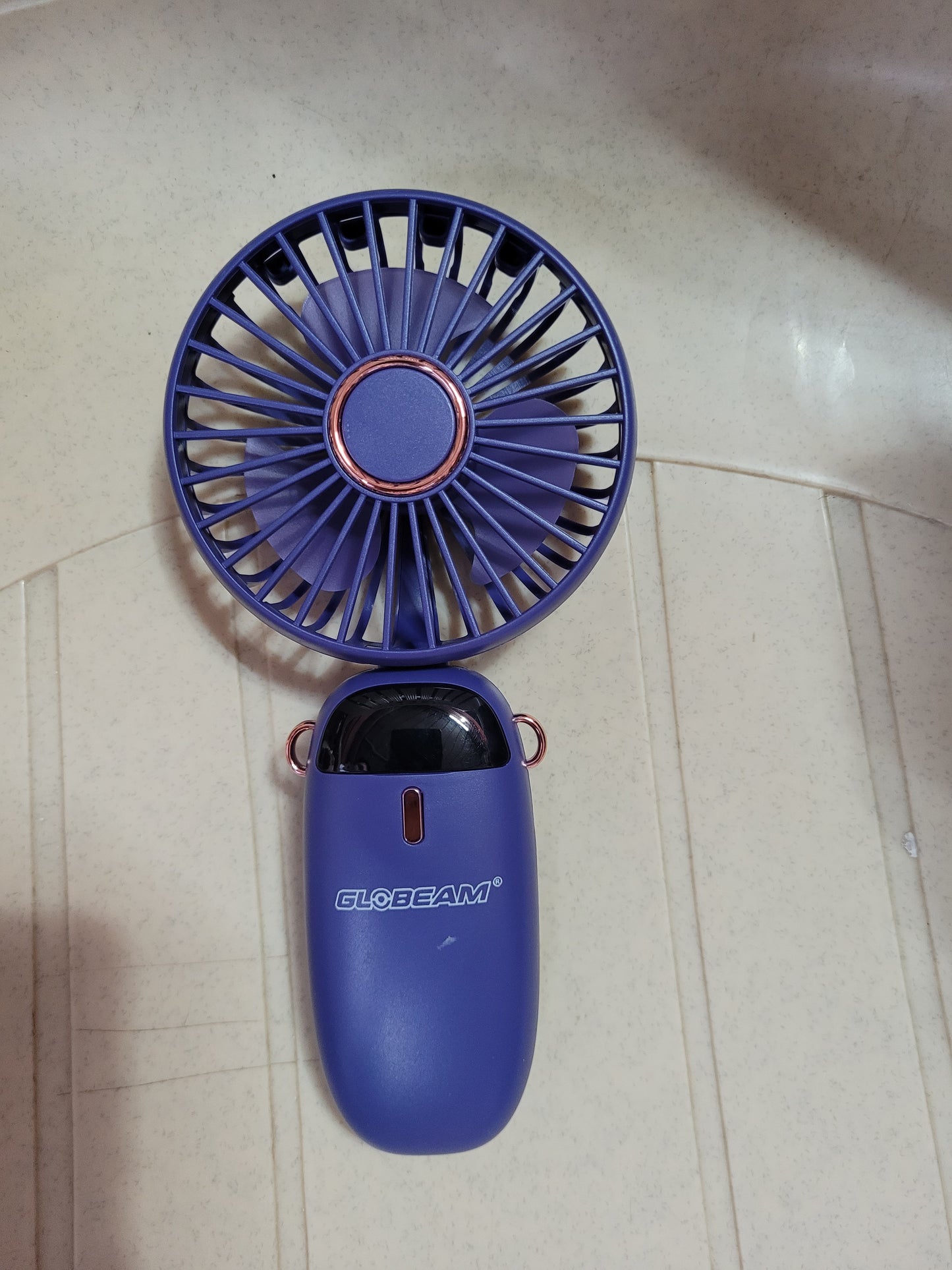 Globeam rechargable handy fan