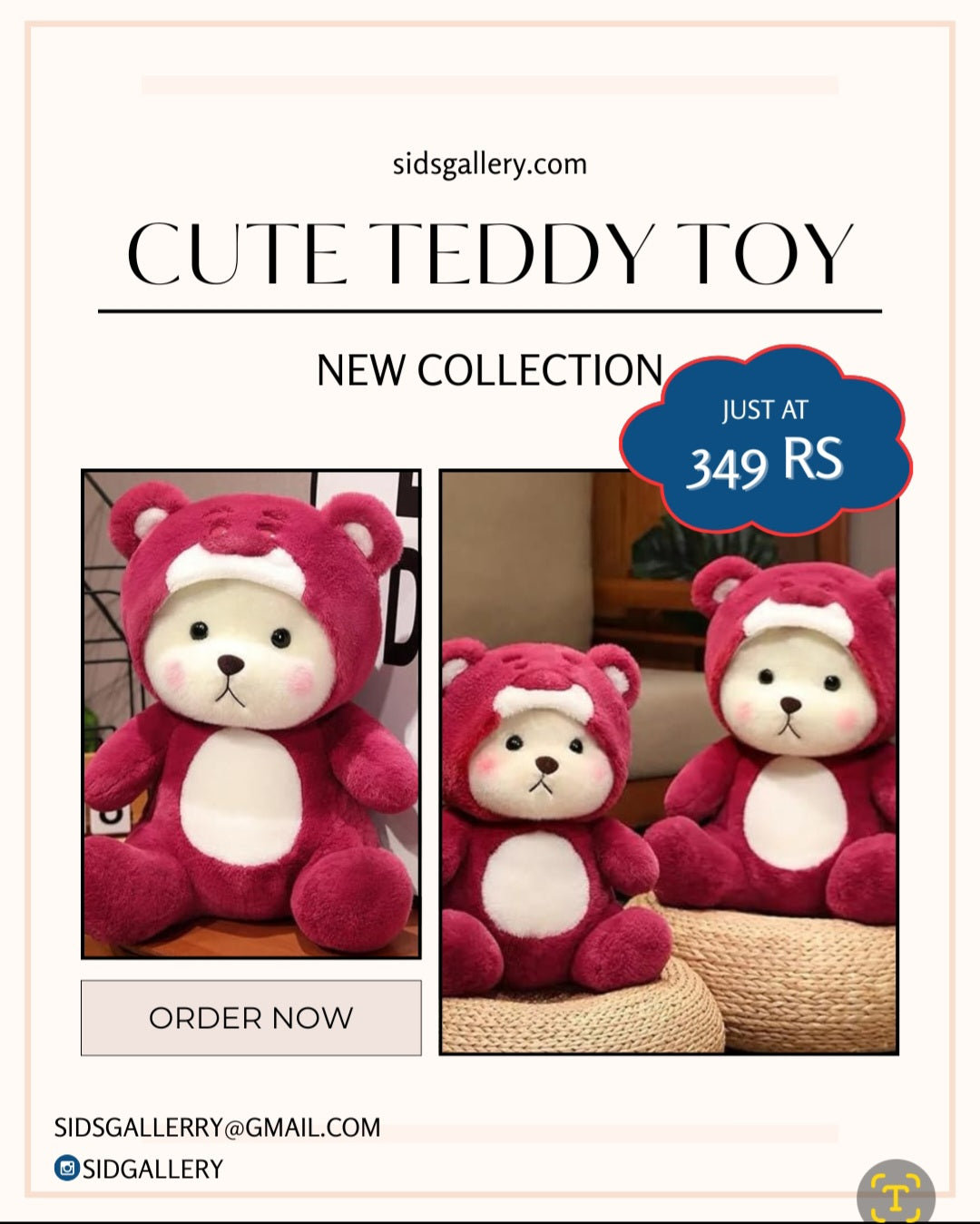 Cute Teddy Stuffed Animals Plush Toys