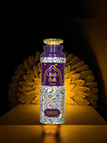 Black Oudh Alcohool Free DeoDorant Spray 200ml Awalif 9ml Pure Perfume (Pack of 3)