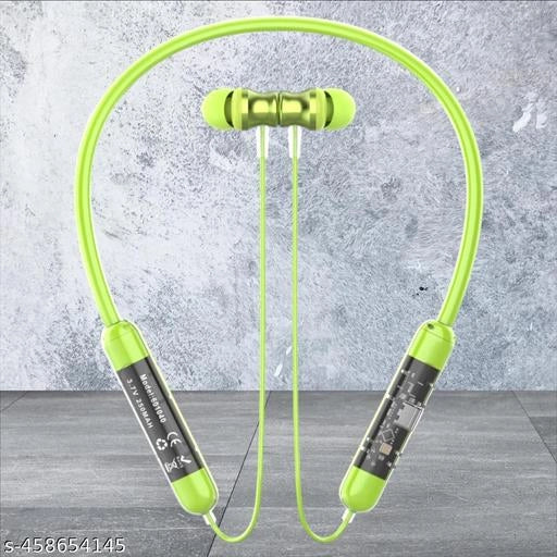 Wireless Bluetooth Neckband (Green)